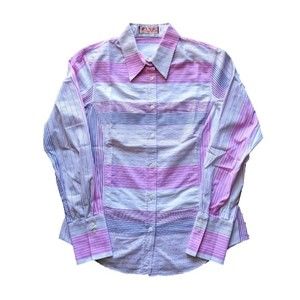 Women's Thomas Pink striped shirt size 12